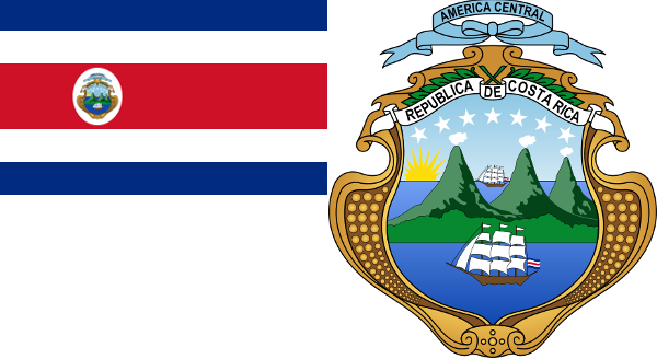 Costa Rica Flag & Coat