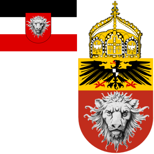 German East Africa Flag & Coat