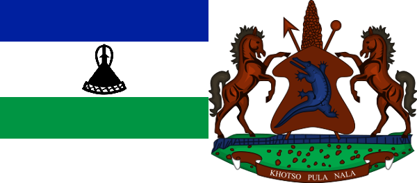 Lesotho Flag & Coat