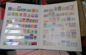 An Open Stamp Album