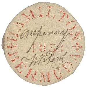 Bermuda Perot Provisional Stamp