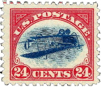 United States of America Inverted Jenny Stamp