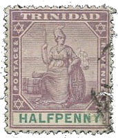 Trinidad Britannia Type Stamp