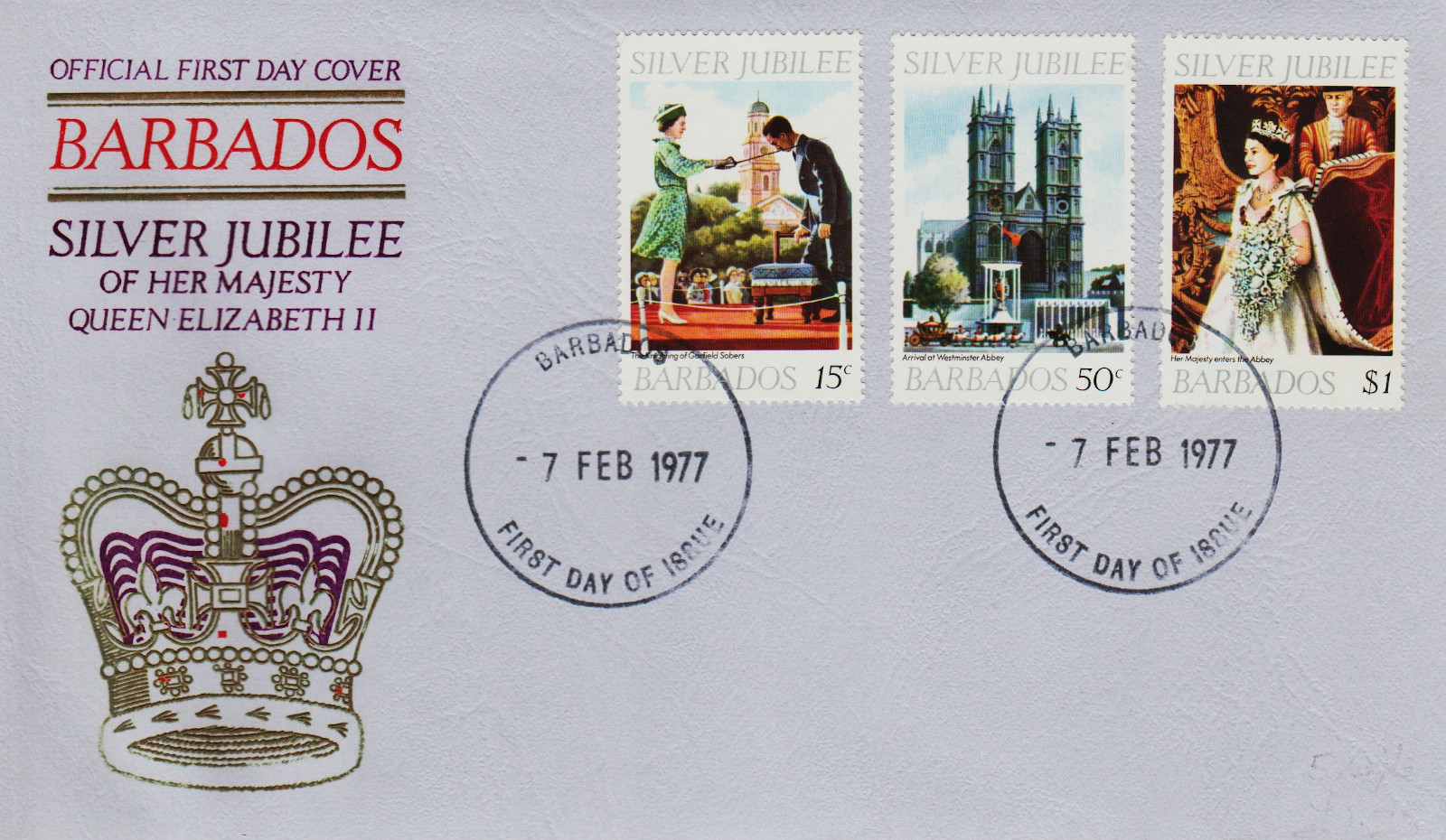 Barbados-FDC-1977-ZY5