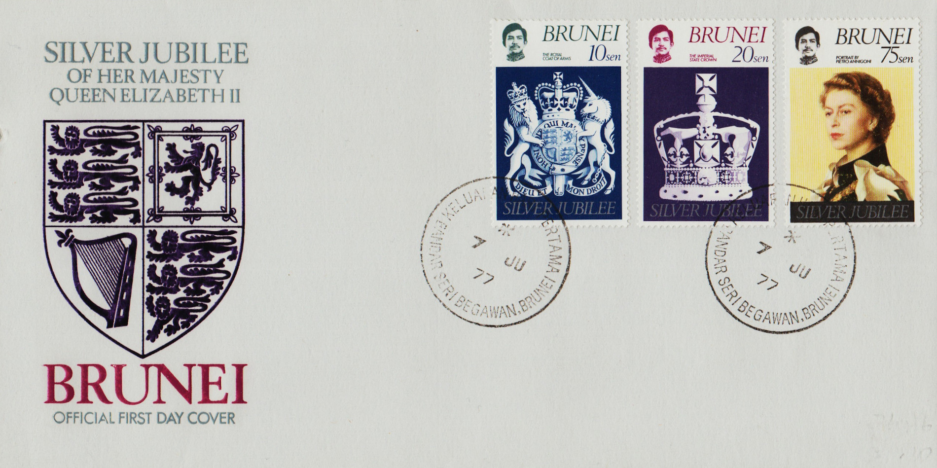 Brunei-FDC-1977-ZY6