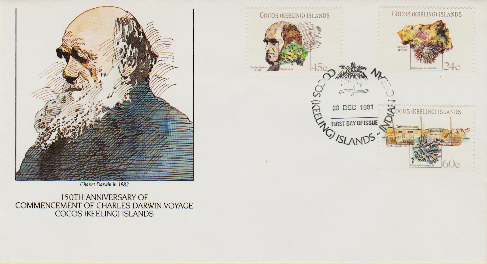 Cocos-Islands-1981-FDC-ZK29