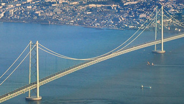 Japan-Akashi-Kaijo-Bridge-longest-suspension-bridge-in-the-world
