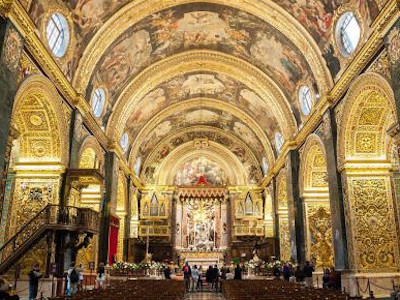 Malta-the-interior-of-St-Johns-Cathedral-dedicated-to-John-the-Baptist-and-built-in-the-16th-century