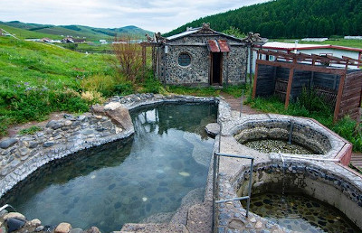 Mongolia-Tsenkher-Hot-Springs-located-1850m-above-sea-level