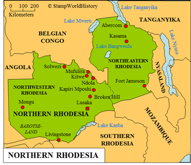 Northern-Rhodesia-map