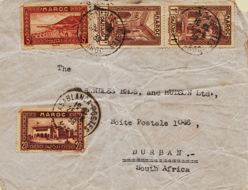 French-Morocco-FDC-1939-ZZB22