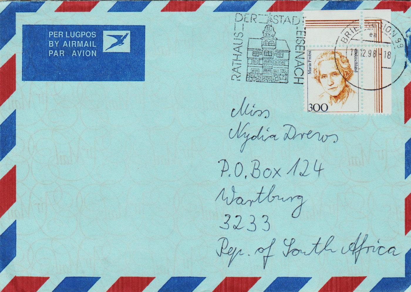 German-Fed-Rep-FDC-1998.1-ZY18