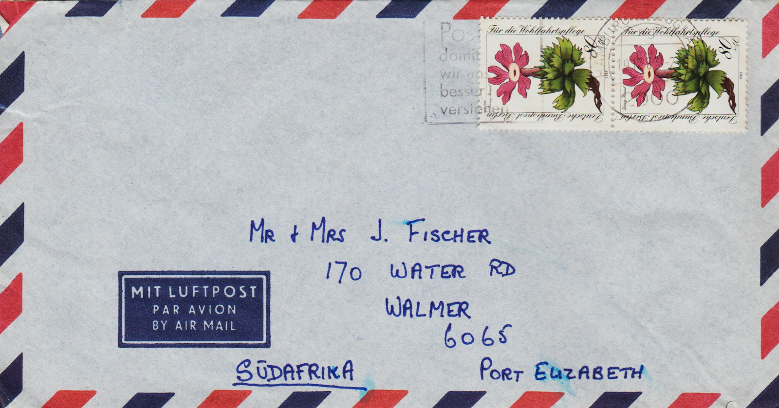 Germany-WB-FDC-1983-ZY17