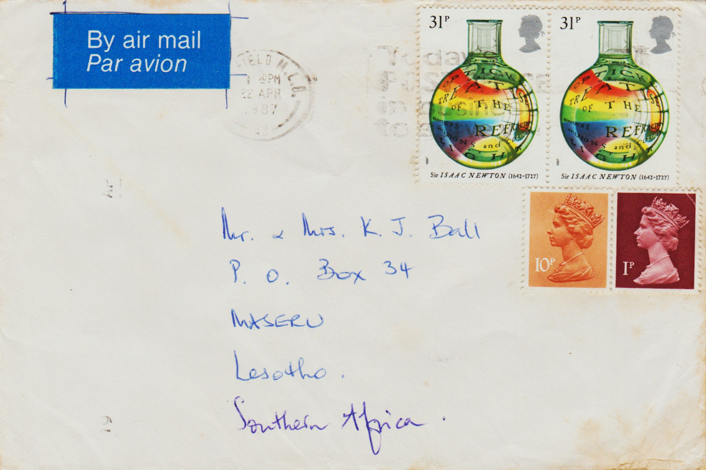 Great-Britain-FDC-1987.2-ZY34