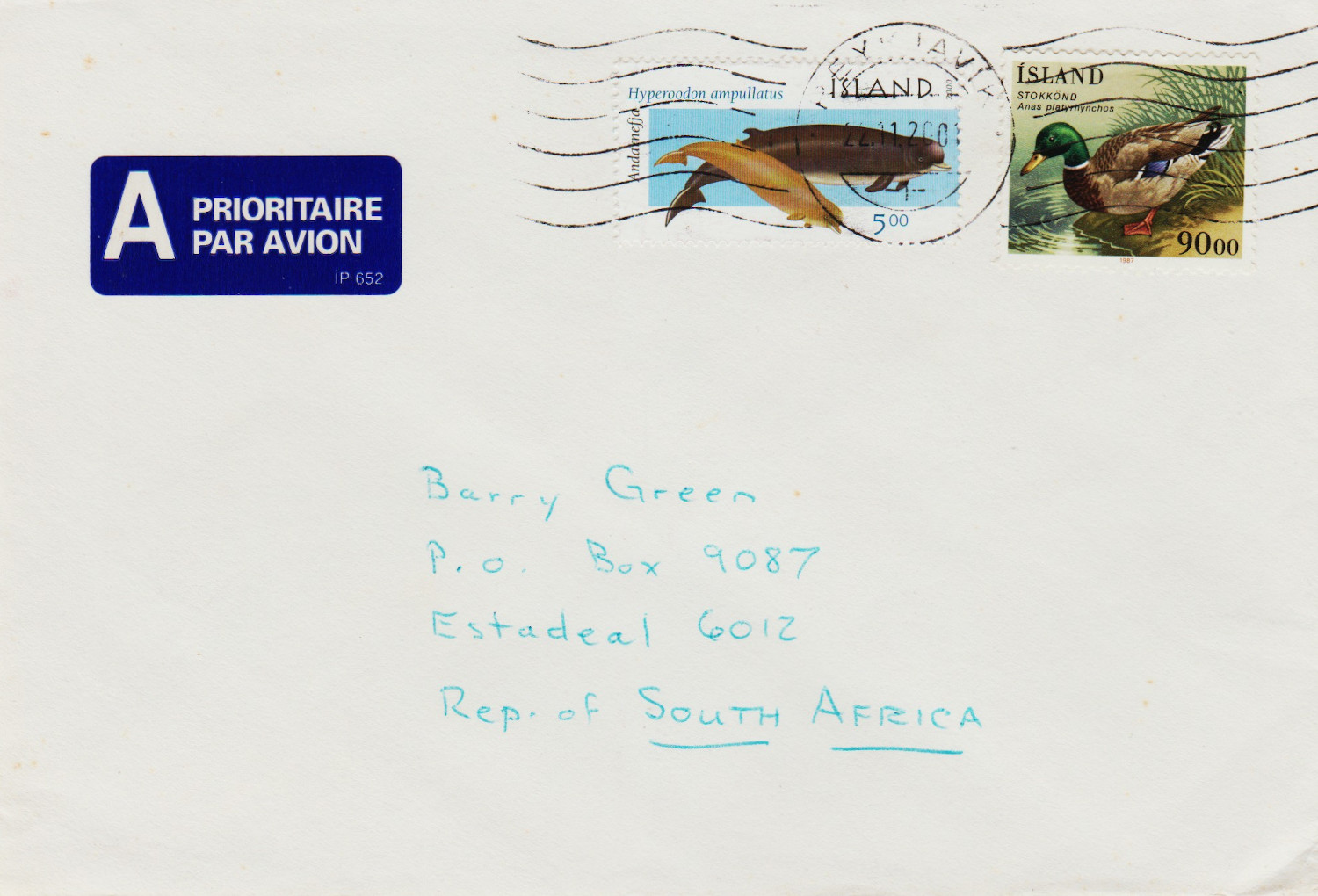 Iceland-FDC-2001-ZZD39