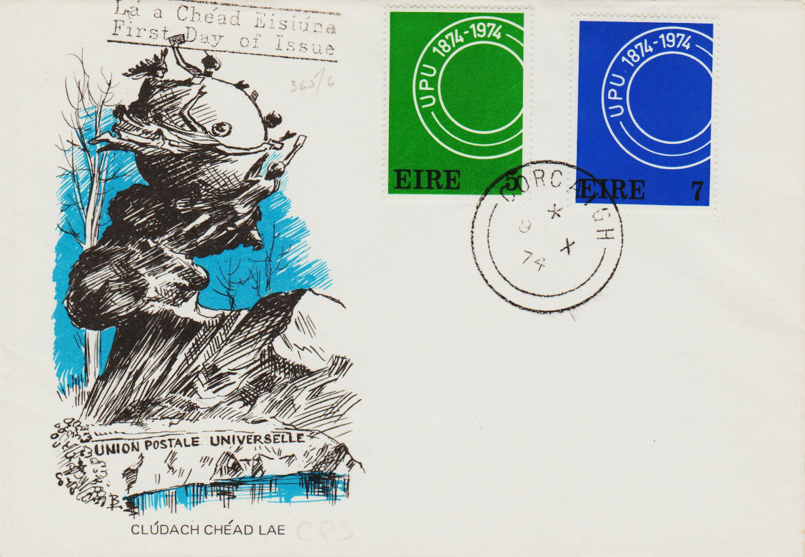 Ireland-1974-FDC-ZK10