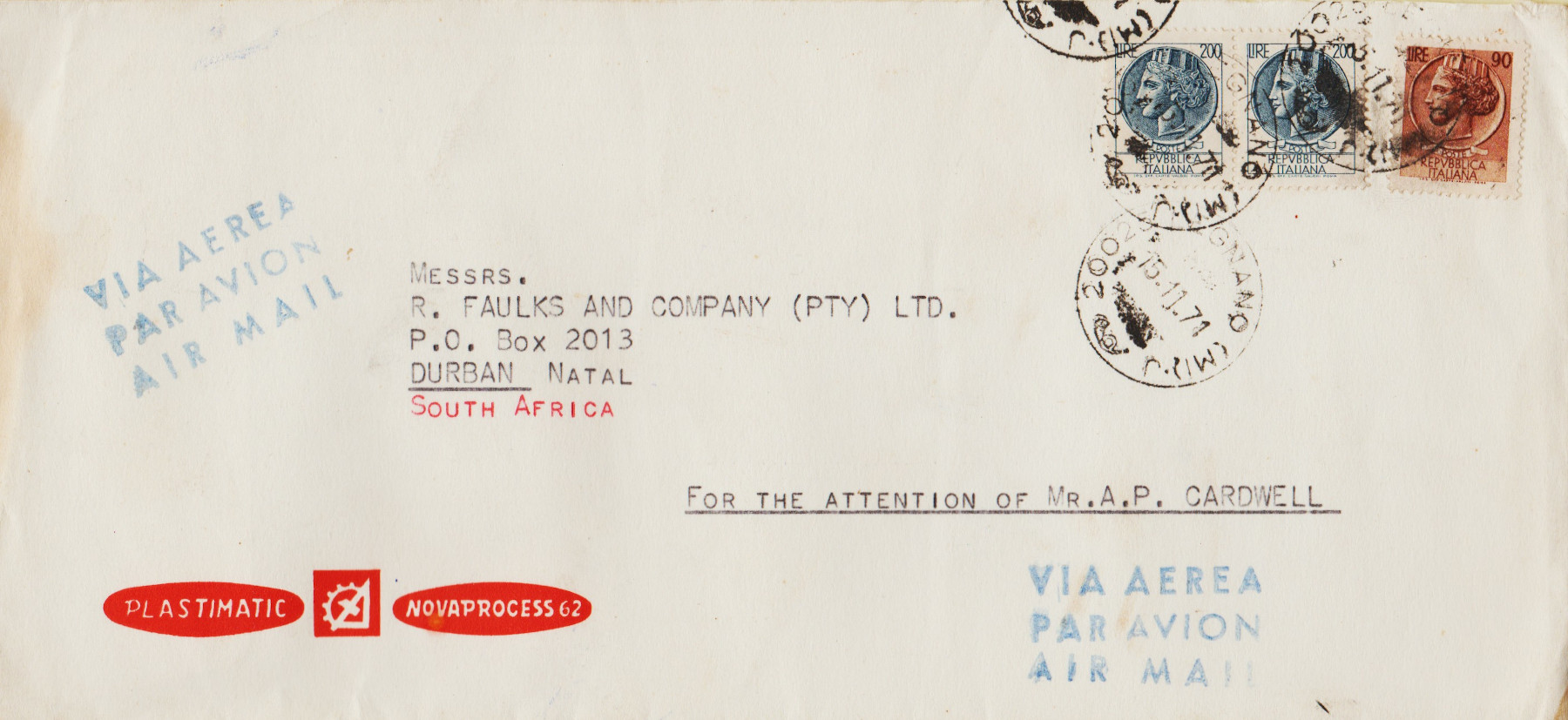 Italy-FDC1971.1-ZZB3