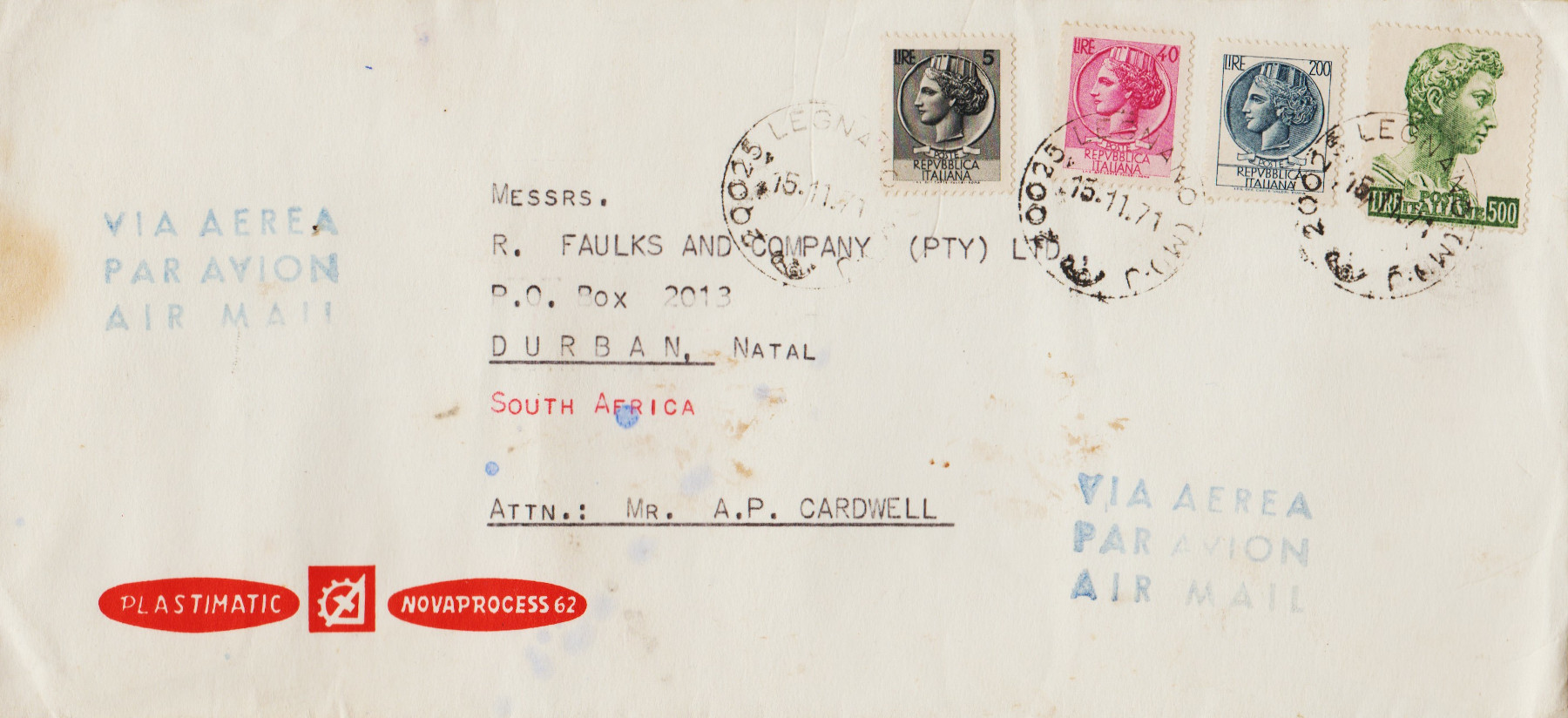 Italy-FDC1971.2-ZZB3