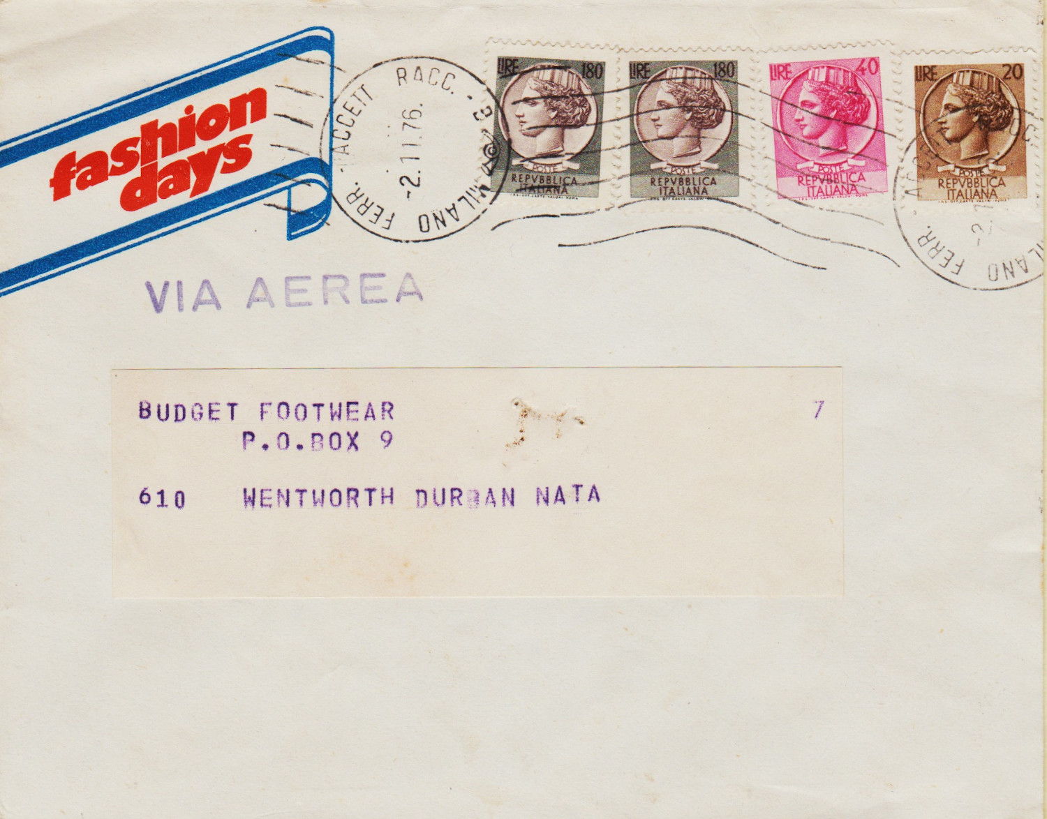 Italy-FDC1976-ZZB4