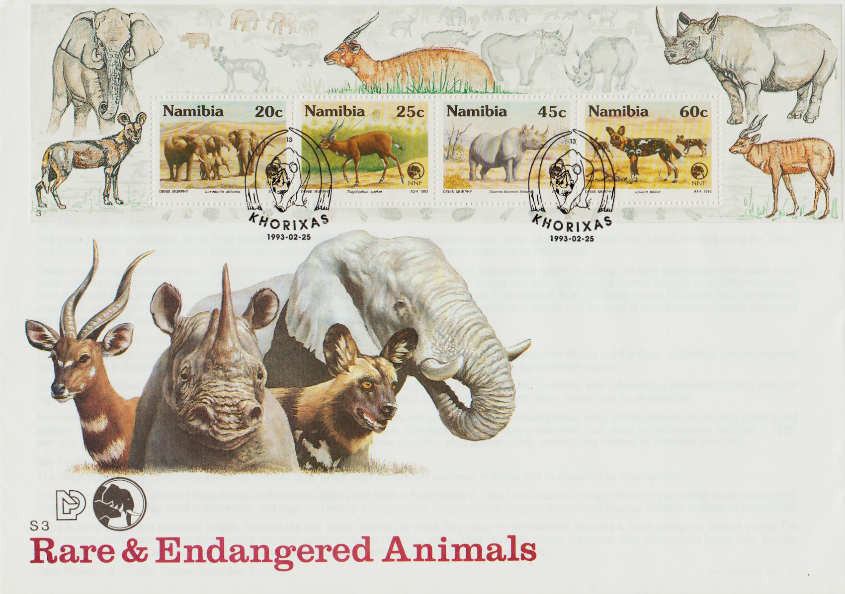 Namibia-FDC-1993-ZW34