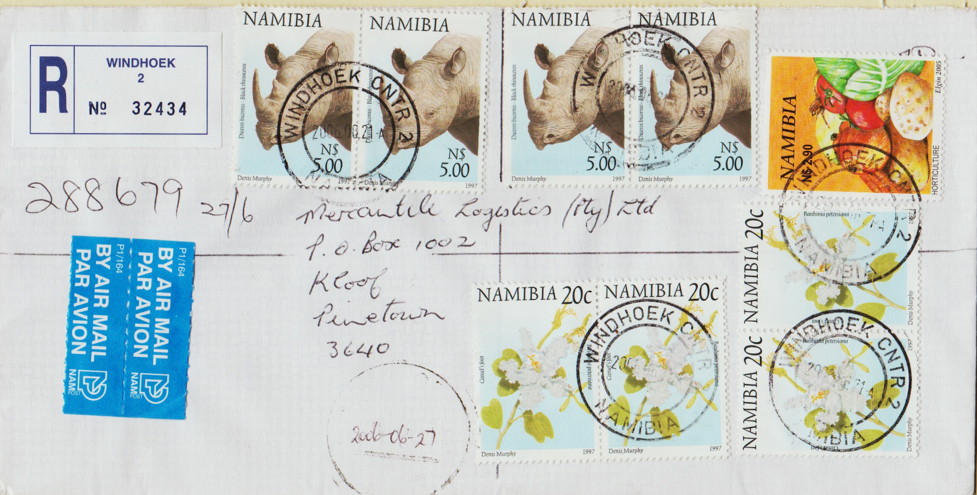 Namibia-FDC-2006-ZW38