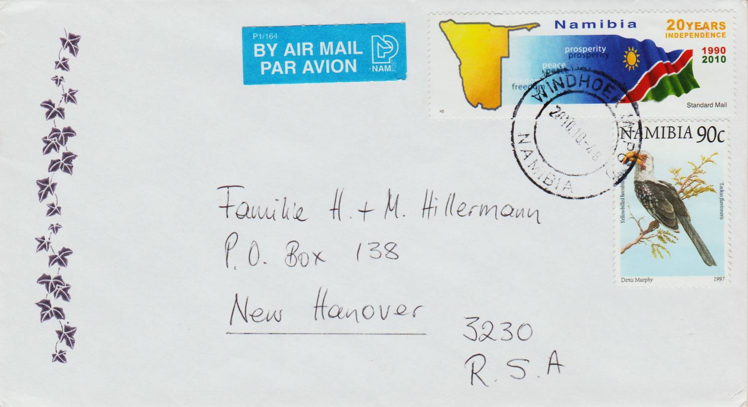 Namibia-FDC-2010.2-ZW41