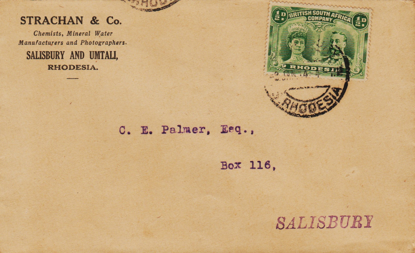 Rhodesia-FDC-1910.1-ZZC17