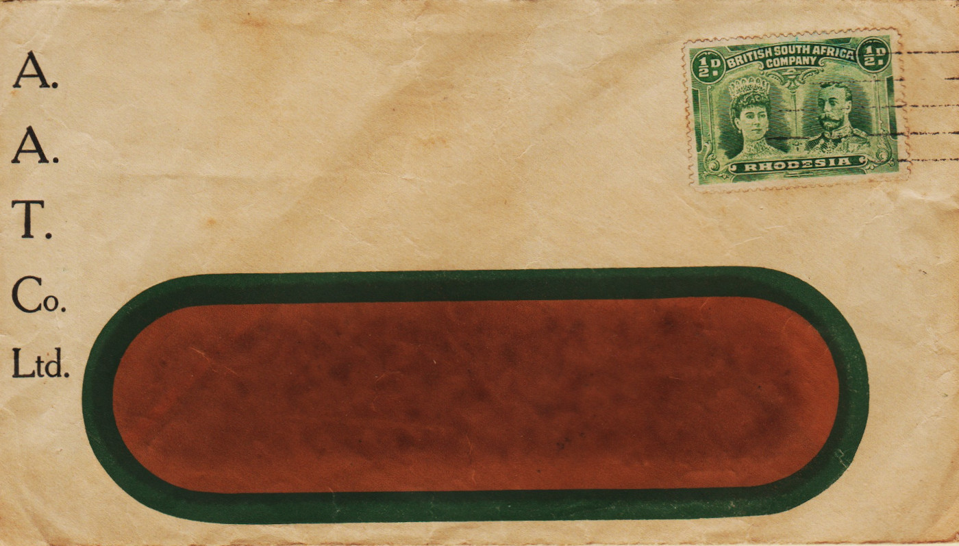 Rhodesia-FDC-1910.2-ZZC17
