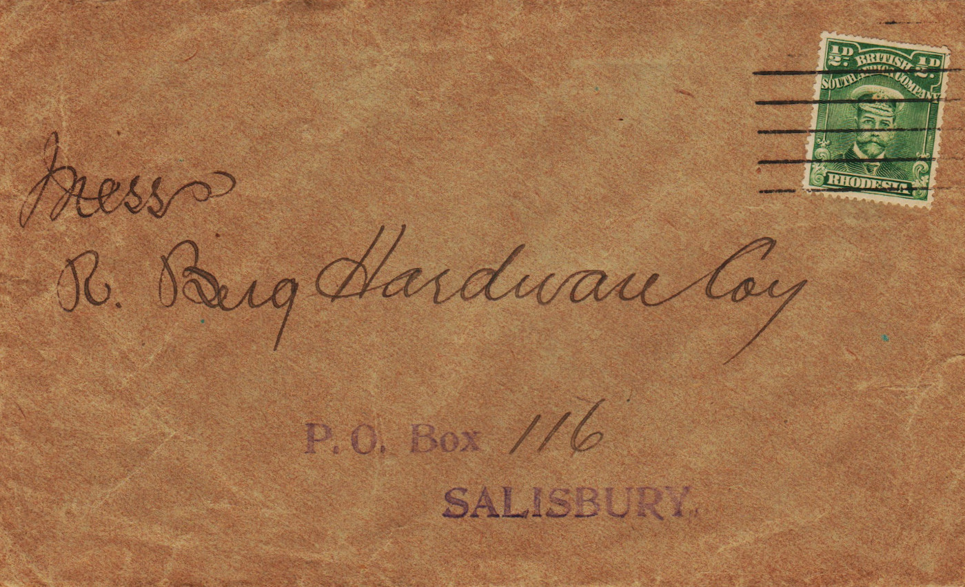 Rhodesia-FDC-1913.3-ZZC18