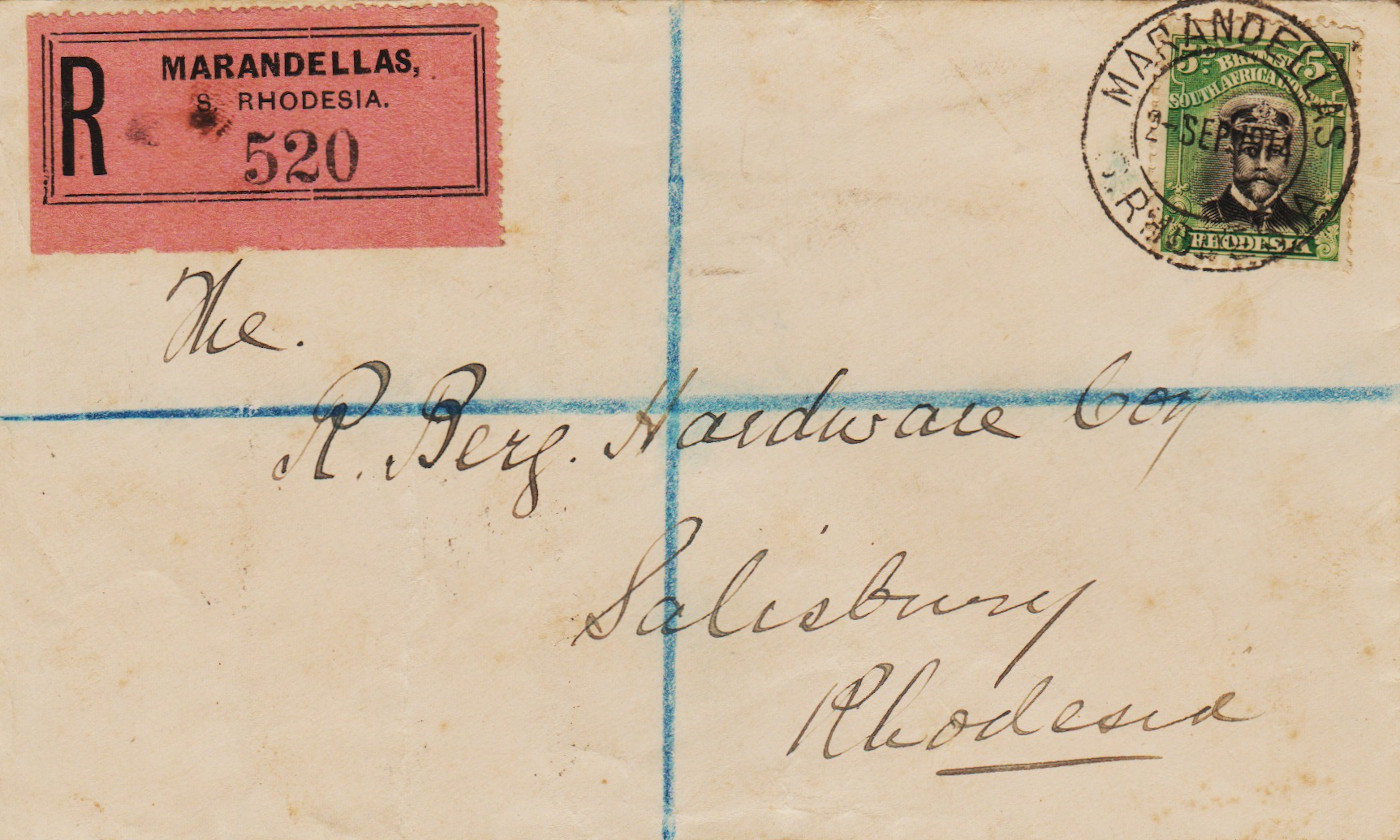 Rhodesia-FDC-1913.4-ZZC19