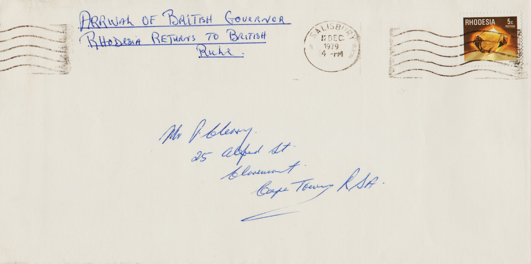 Rhodesia-FDC-1979-ZZC22