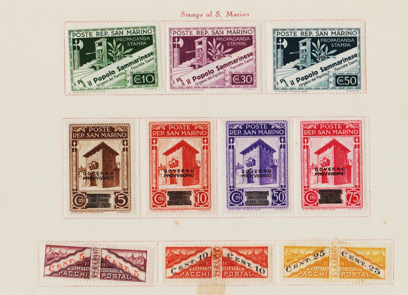 San-Marino-1943-Card-ZJ62