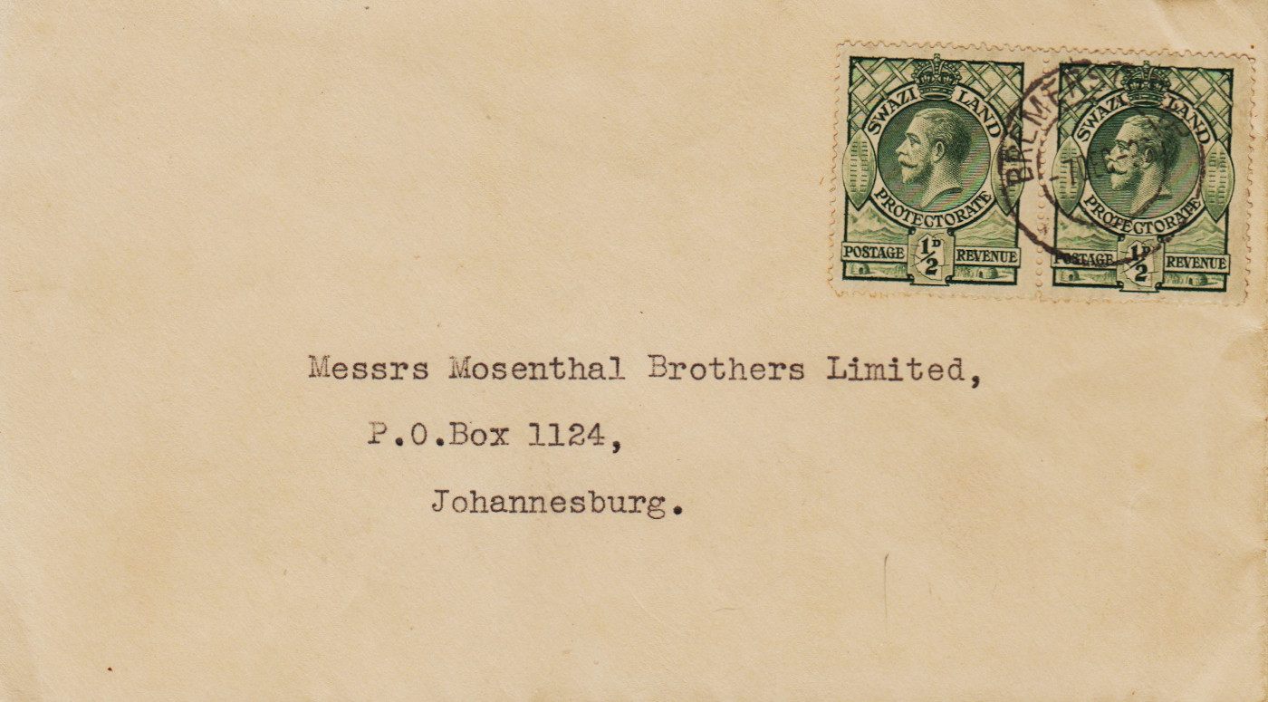 Swaziland-FDC-1933-ZX43