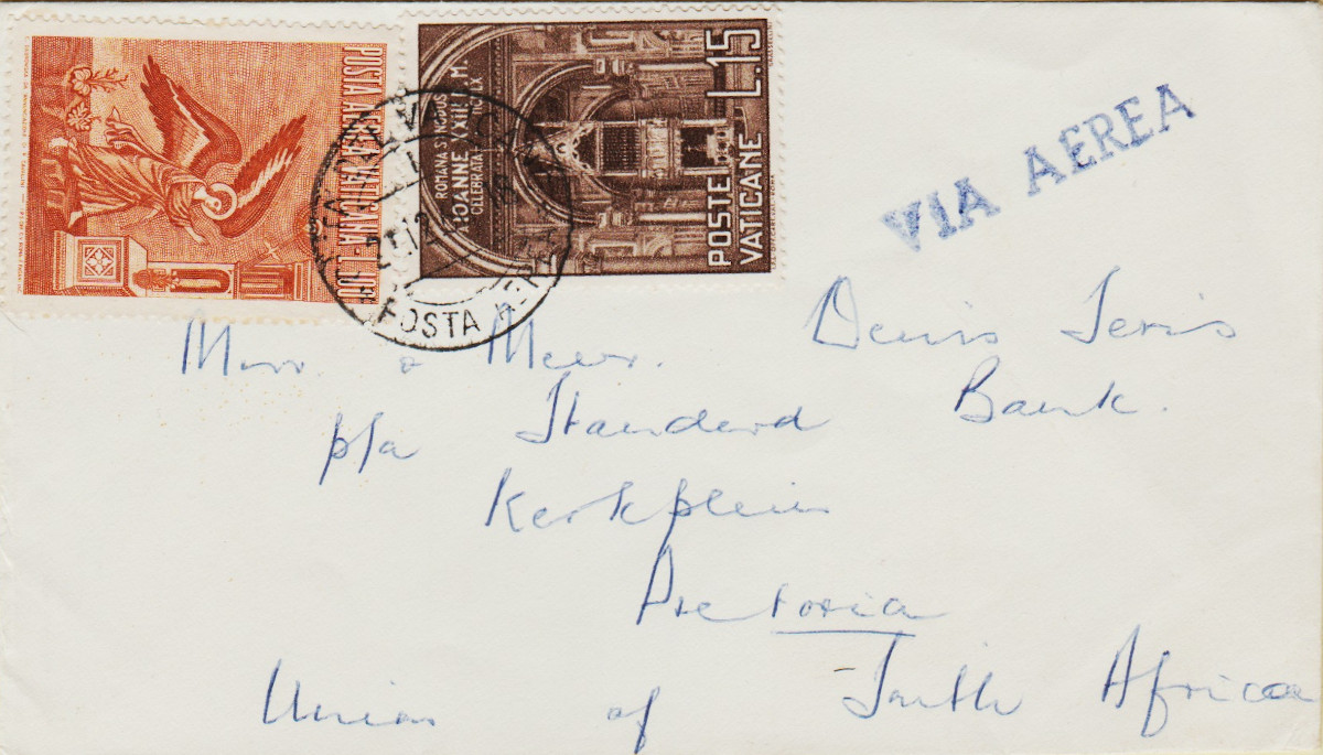Vatican-FDC-1960.1-ZZD30
