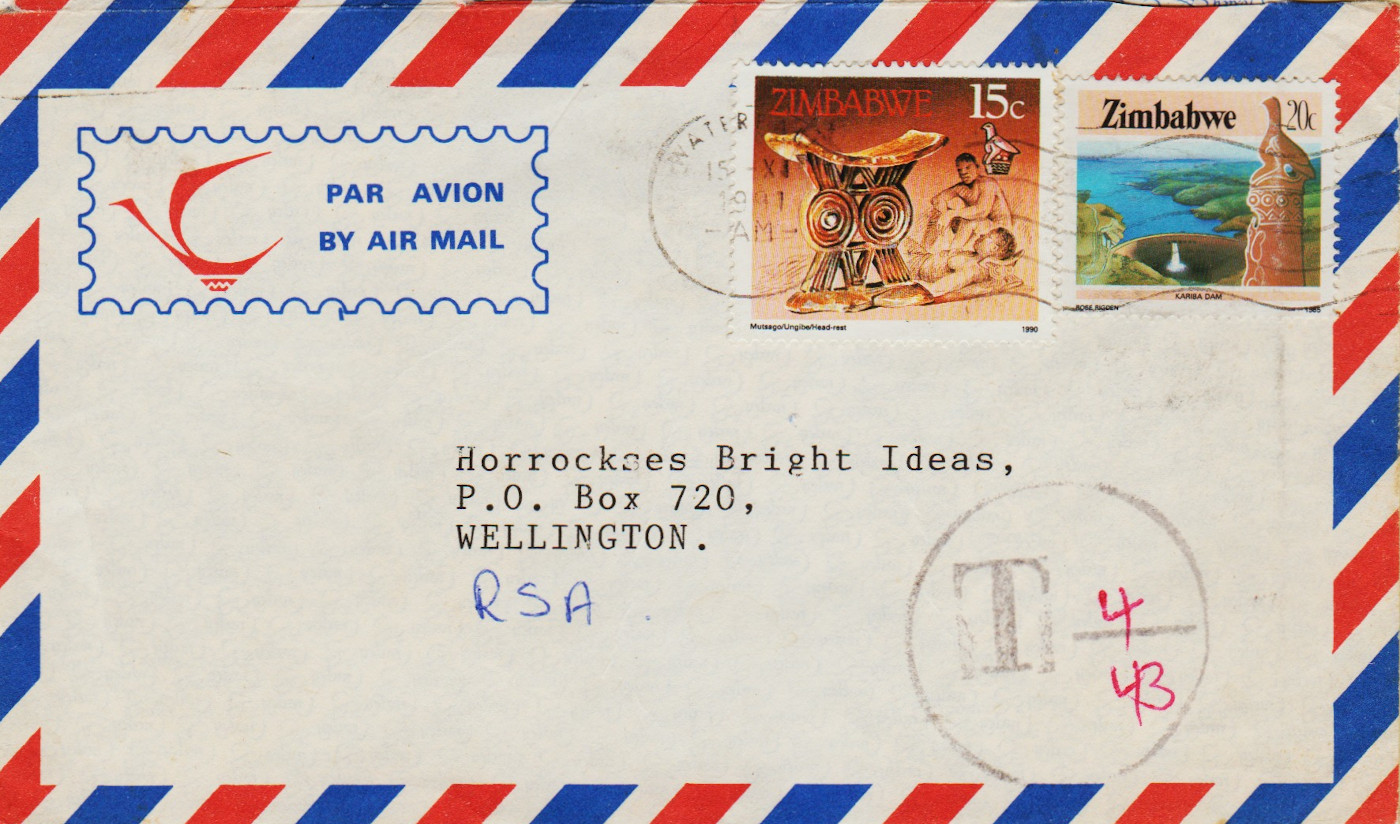 Zimbabwe-FDC-1991-ZZD34